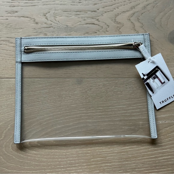 Truffle Bags Truffle Small Clarity Clutch In Dove Grey Poshmark